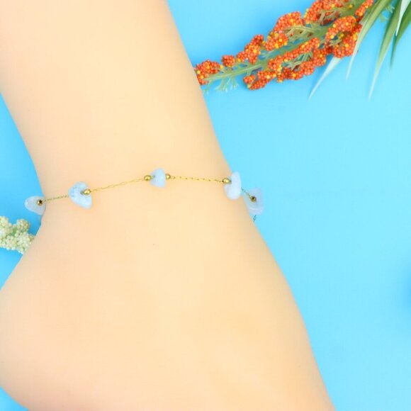 Elegant Handmade Anklet – Perfect for Women & Girls | Ideal Gift Option, DYC1859 - Picture 2 of 9